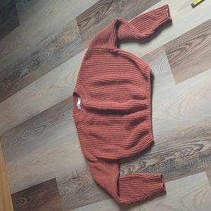 Elodie size large burnt orange sweater